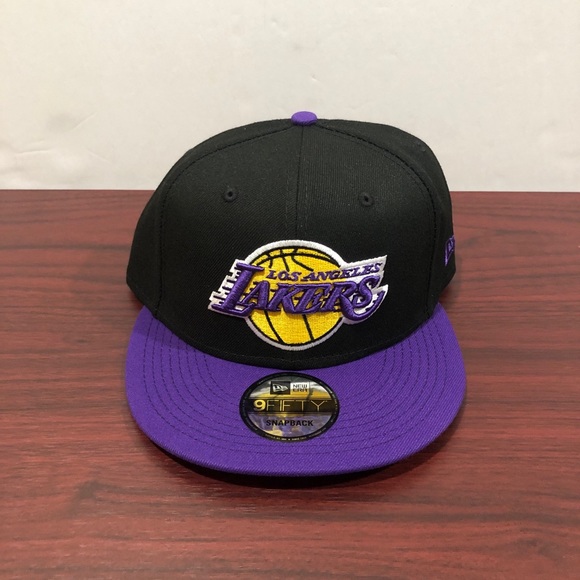New Era, 9Fifty Snapback Hat, Los Angeles Lakers - Picture 1 of 9